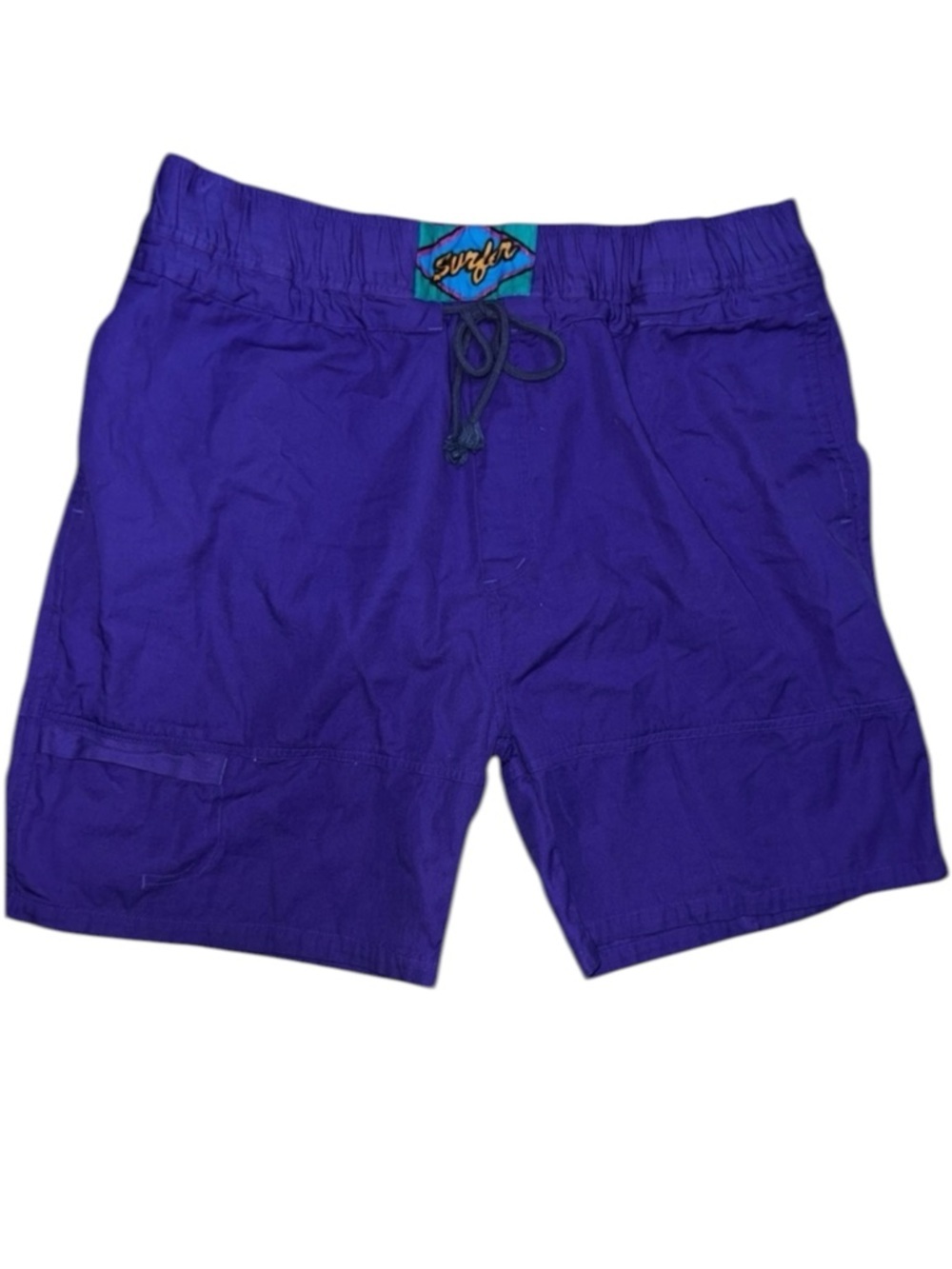 Vintage Priority Male Swim Trunks Cotton Purple Size XL